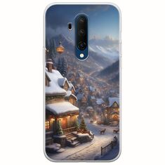 Cozy Christmas Village OnePlus 7T Pro Flexible TPU (Διάφανη Σιλικόνη)