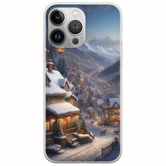 Cozy Christmas Village iPhone 13 Pro Max Flexible TPU (Διάφανη Σιλικόνη)