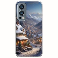 Cozy Christmas Village OnePlus Nord 2 5G Flexible TPU (Διάφανη Σιλικόνη)