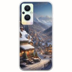 Cozy Christmas Village Oppo Reno 7 Lite 5G Flexible TPU (Διάφανη Σιλικόνη)