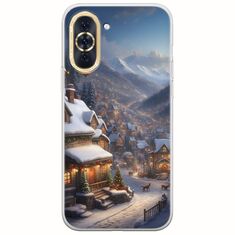 Cozy Christmas Village Huawei Nova 10 Flexible TPU (Διάφανη Σιλικόνη)