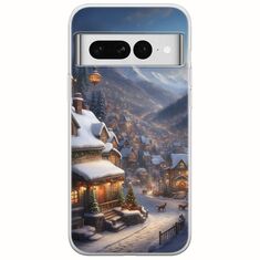Cozy Christmas Village Google Pixel 7 5G Flexible TPU (Διάφανη Σιλικόνη)