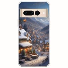 Cozy Christmas Village Google Pixel 7 Pro 5G Flexible TPU (Διάφανη Σιλικόνη)
