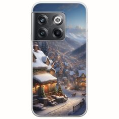 Cozy Christmas Village OnePlus 10T 5G Flexible TPU (Διάφανη Σιλικόνη)