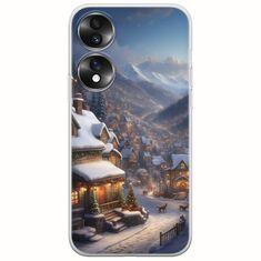 Cozy Christmas Village Honor 70 5G Flexible TPU (Διάφανη Σιλικόνη)
