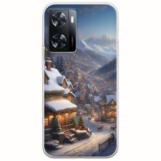 Cozy Christmas Village Oppo A57 4G Flexible TPU (Διάφανη Σιλικόνη)