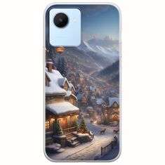 Cozy Christmas Village Realme Narzo 50i Prime Flexible TPU (Διάφανη Σιλικόνη)