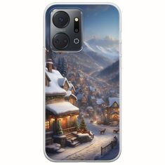 Cozy Christmas Village Honor X7a Flexible TPU (Διάφανη Σιλικόνη)