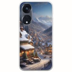 Cozy Christmas Village Oppo Reno 8Τ 5G Flexible TPU (Διάφανη Σιλικόνη)