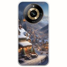 Cozy Christmas Village Realme 11 Pro Plus 5G Flexible TPU (Διάφανη Σιλικόνη)
