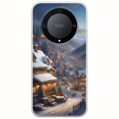 Cozy Christmas Village Honor Magic 5 Lite 5G Flexible TPU (Διάφανη Σιλικόνη)