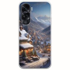 Cozy Christmas Village Honor 90 Lite 5G Flexible TPU (Διάφανη Σιλικόνη)