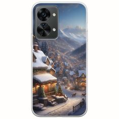 Cozy Christmas Village OnePlus Nord 2T 5G Flexible TPU (Διάφανη Σιλικόνη)