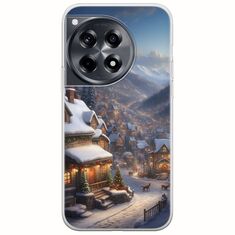 Cozy Christmas Village OnePlus 12R 5G Flexible TPU (Διάφανη Σιλικόνη)