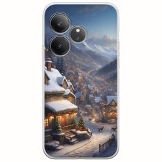 Cozy Christmas Village Realme GT 6T 5G Flexible TPU (Διάφανη Σιλικόνη)