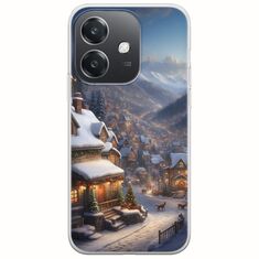 Cozy Christmas Village Oppo A60 5G Flexible TPU (Διάφανη Σιλικόνη)