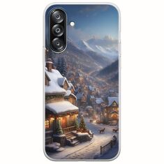 Cozy Christmas Village Samsung Galaxy A26 5G  Flexible TPU (Διάφανη Σιλικόνη)
