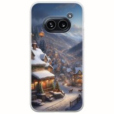 Cozy Christmas Village Nothing Phone (2a) 5G Flexible TPU (Διάφανη Σιλικόνη)