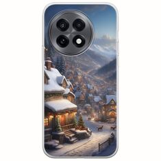 Cozy Christmas Village OnePlus 13R 5G Flexible TPU (Διάφανη Σιλικόνη)