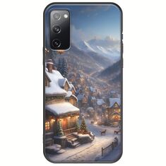 Cozy Christmas Village Samsung Galaxy S20 Black TPU (Μαύρη Σιλικόνη)