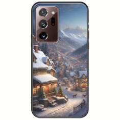 Cozy Christmas Village Samsung Galaxy Note 20 Ultra Black TPU (Μαύρη Σιλικόνη)