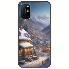 Cozy Christmas Village OnePlus 8T Black TPU (Μαύρη Σιλικόνη)