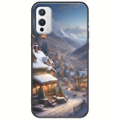 Cozy Christmas Village OnePlus 9 Black TPU (Μαύρη Σιλικόνη)