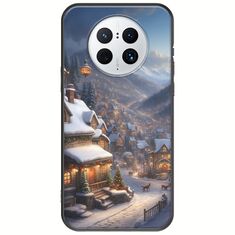 Cozy Christmas Village Huawei Mate 50 Pro Black TPU (Μαύρη Σιλικόνη)