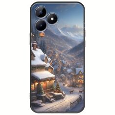 Cozy Christmas Village Realme C53 Black TPU (Μαύρη Σιλικόνη)