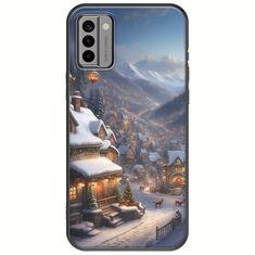 Cozy Christmas Village Nokia G22 Black TPU (Μαύρη Σιλικόνη)
