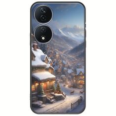 Cozy Christmas Village Honor 90 Smart 5G Black TPU (Μαύρη Σιλικόνη)