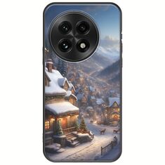Cozy Christmas Village OnePlus 13 5G Black TPU (Μαύρη Σιλικόνη)