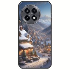 Cozy Christmas Village OnePlus 13R 5G Black TPU (Μαύρη Σιλικόνη)