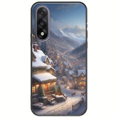 Cozy Christmas Village OnePlus Nord 5 5G Black TPU (Μαύρη Σιλικόνη)