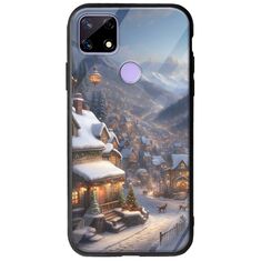 Cozy Christmas Village Realme C21 Groove TPU (Tempered Glass και TPU)