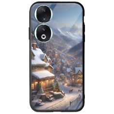 Cozy Christmas Village Honor 90 5G Groove TPU (Tempered Glass και TPU)