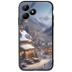 Cozy Christmas Village Realme C51 Groove TPU (Tempered Glass και TPU)