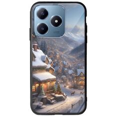 Cozy Christmas Village Realme C63 Groove TPU (Tempered Glass και TPU)