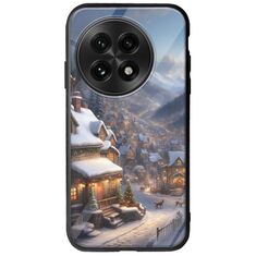 Cozy Christmas Village OnePlus 13 5G Groove TPU (Tempered Glass και TPU)