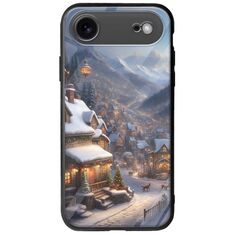 Cozy Christmas Village iPhone Air Groove TPU (Tempered Glass και TPU)
