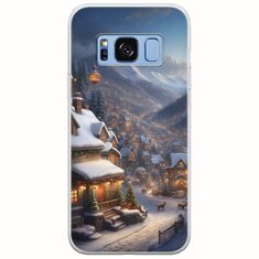 Cozy Christmas Village Samsung Galaxy S8 Flexible TPU (Διάφανη Σιλικόνη)
