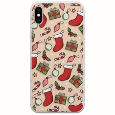 Cute Xmas iPhone XS Max Flexible TPU (Διάφανη Σιλικόνη)