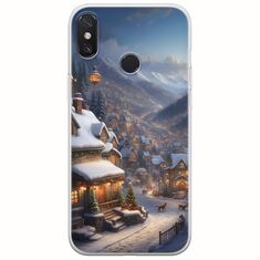 Cozy Christmas Village Xiaomi Mi Max 3 Flexible TPU (Διάφανη Σιλικόνη)