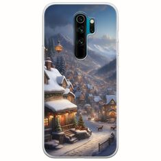 Cozy Christmas Village Xiaomi Redmi Note 8 Pro Flexible TPU (Διάφανη Σιλικόνη)