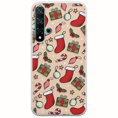 Cute Xmas Huawei Nova 5T Flexible TPU (Διάφανη Σιλικόνη)