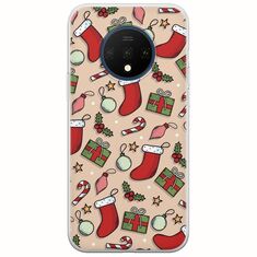 Cute Xmas OnePlus 7T Flexible TPU (Διάφανη Σιλικόνη)