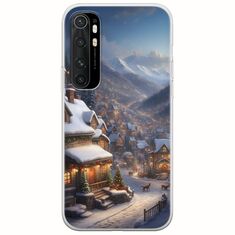 Cozy Christmas Village Xiaomi Mi Note 10 Lite Flexible TPU (Διάφανη Σιλικόνη)