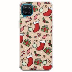 Cute Xmas Samsung Galaxy A12 Flexible TPU (Διάφανη Σιλικόνη)