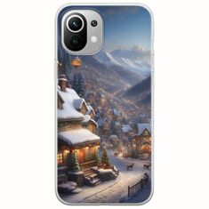 Cozy Christmas Village Xiaomi Mi 11 Lite / 11 Lite NE / 5G Flexible TPU (Διάφανη Σιλικόνη)