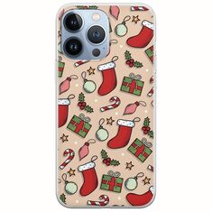 Cute Xmas iPhone 13 Pro Flexible TPU (Διάφανη Σιλικόνη)